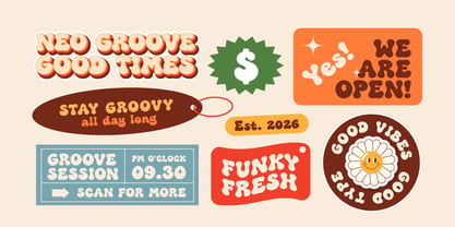Wobzy Groovy Font Poster 3
