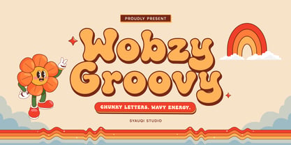 Wobzy Groovy Font Poster 1