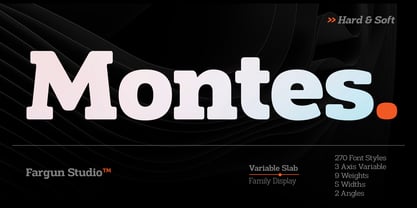 Montes Font Poster 1