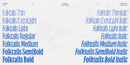 Folktails Font Poster 2