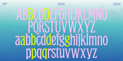 Folktails Font Poster 3