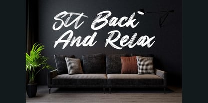 Black Raint Font Poster 4