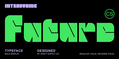 CS Future Font Poster 1