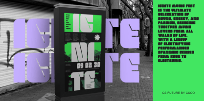 CS Future Font Poster 4