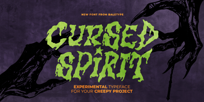 Cursed Spirit Font Poster 1