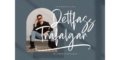 Dettfass Trafalgar Font Poster 1