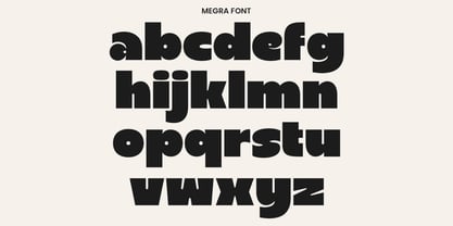 Megra Font Poster 11