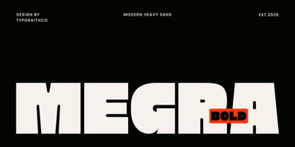 Megra Font Poster 1