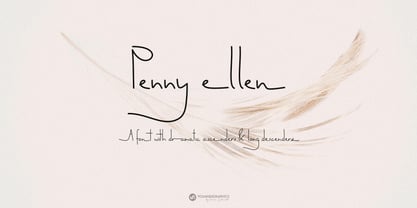 PennyEllen Font Poster 1