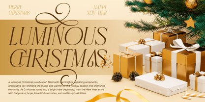 Santamas Font Poster 7
