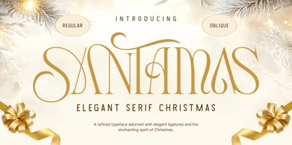 Santamas Font Poster 1