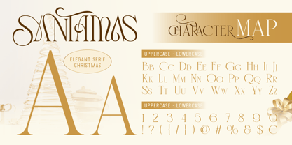 Santamas Font Poster 2