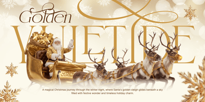 Santamas Font Poster 3