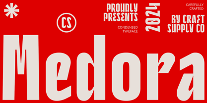 CS Medora Font Poster 1