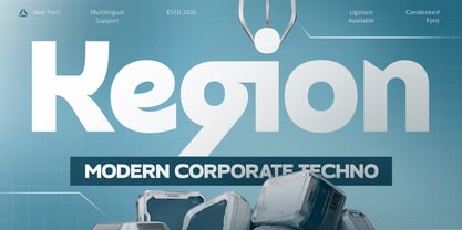 Kegion Font Poster 1