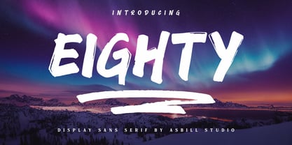 Eighty Font Poster 1
