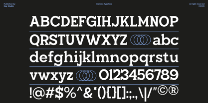 Giproda Font Poster 10