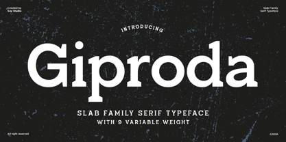 Giproda Font Poster 1