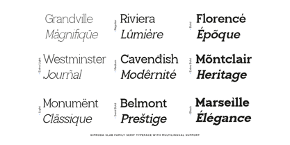 Giproda Font Poster 3