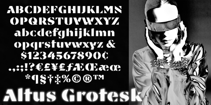 Altus Grotesk Font Poster 3