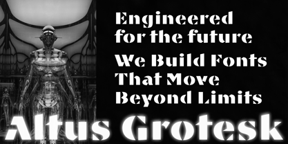 Altus Grotesk Font Poster 6