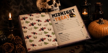 Halloween Screams Font Poster 6