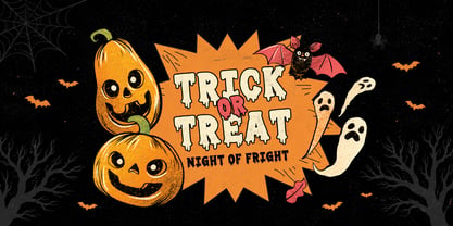 Halloween Screams Font Poster 5