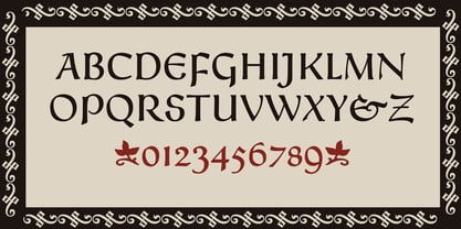 Friar Font Poster 3