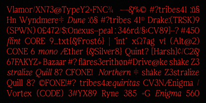 Arcanum Font Poster 6
