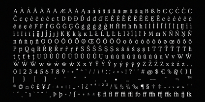 Arcanum Font Poster 12