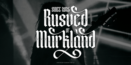 Roslenk V2 Font Poster 3