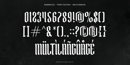 Roslenk V2 Font Poster 10