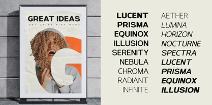 NiraNaraSoft Font Poster 11