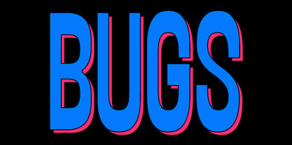 Bugs Font Poster 1