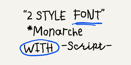Monarche Font Poster 1