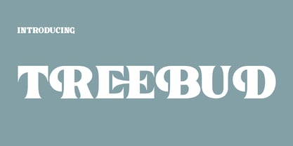 Treebud Font Poster 1