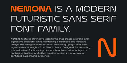 Nemona Font Poster 5
