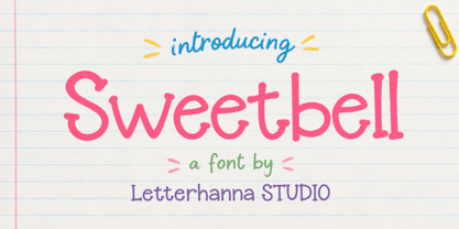 Sweetbell Font Poster 1