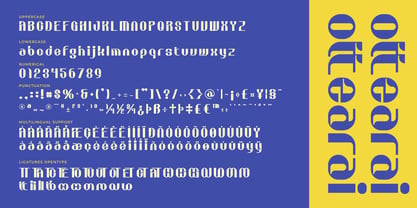 Ottearai Font Poster 2