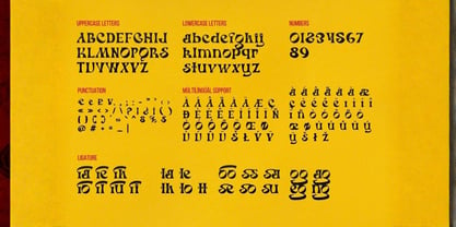 Athofas Font Poster 2