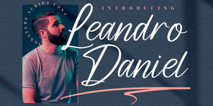 Leandro Daniel Font Poster 1