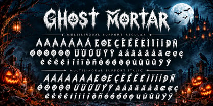 Ghost Mortar Font Poster 9