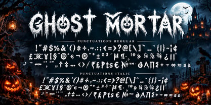 Ghost Mortar Font Poster 8