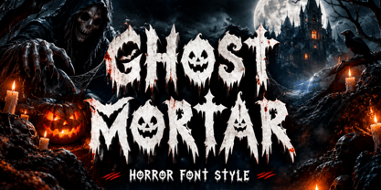 Ghost Mortar Font Poster 1
