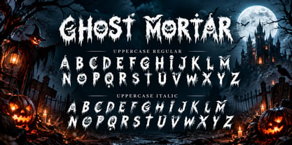 Ghost Mortar Font Poster 6