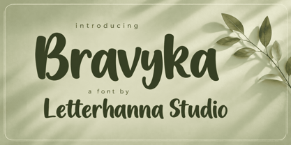 Bravyka Font Poster 1