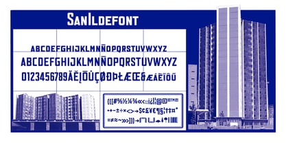 Sanilde Font Font Poster 4