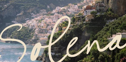 Golden Moonlight Font Poster 4