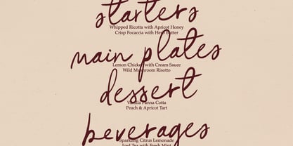 Golden Moonlight Font Poster 5