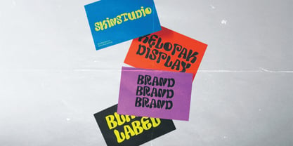 Kelopak Outline Display Font Poster 6